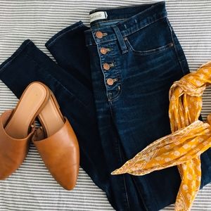 Madewell Skinny Jeans in Hayes Wash: Button-Front